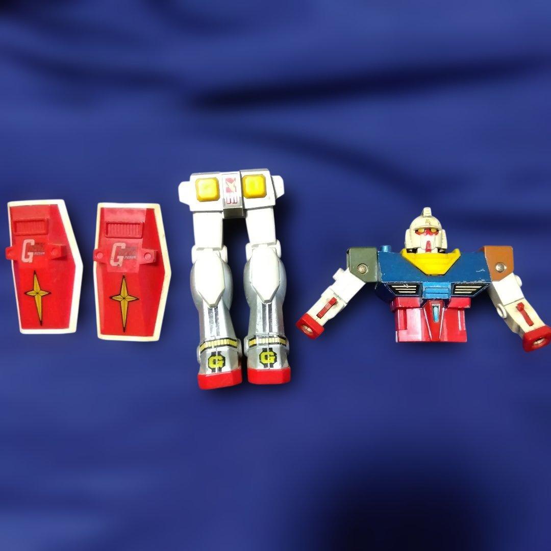 昭和激レア【超合金　機動戦士ガンダム　合体セット】　クローバー社。約４０年前の物