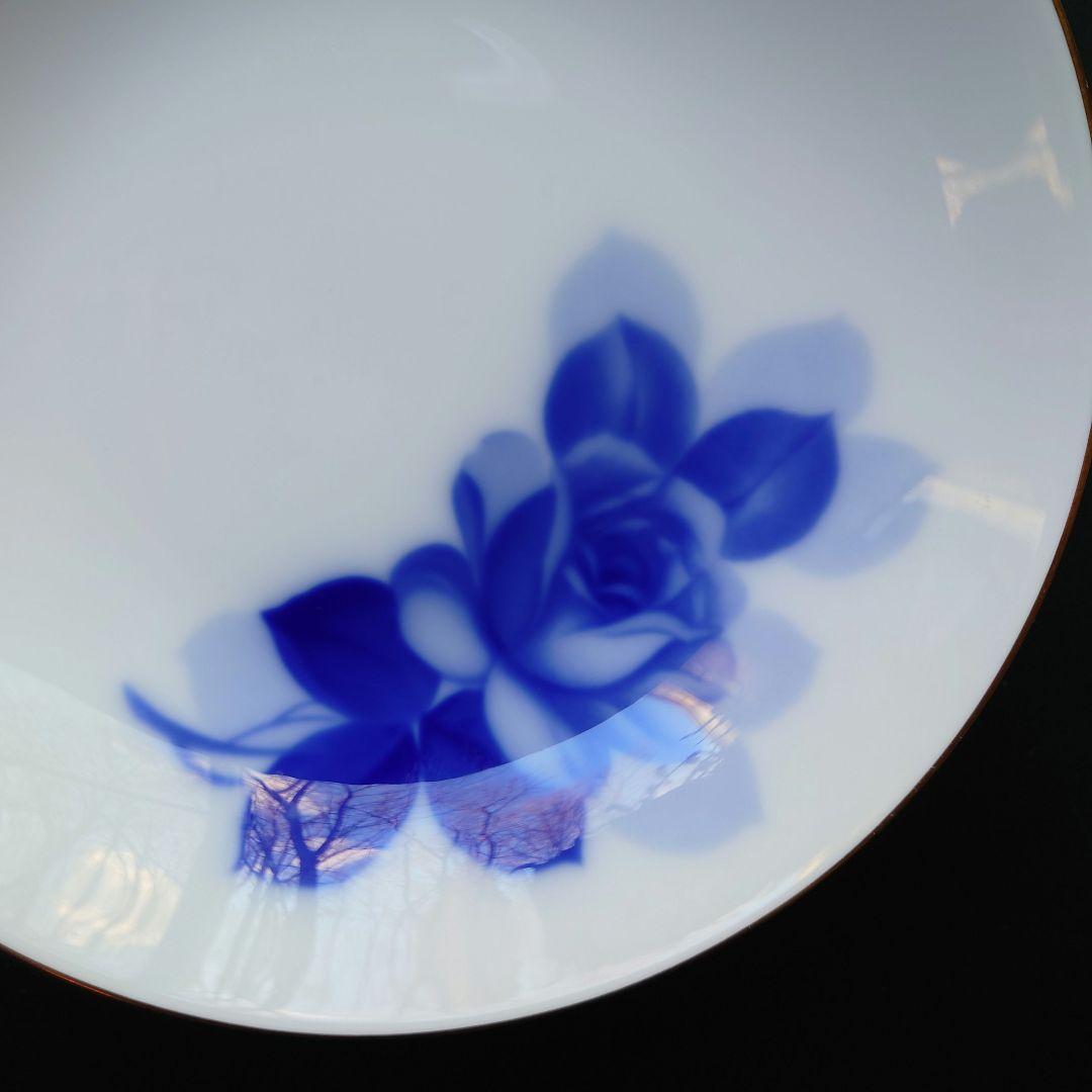 大倉陶園　ブルーローズ　20cm スープ皿　深中皿　金彩　定価8250円×3枚