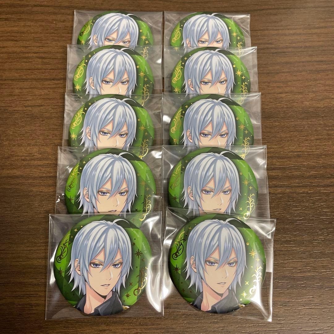 ツイステ　ブレイジングジュエル　缶バッジ　シルバー