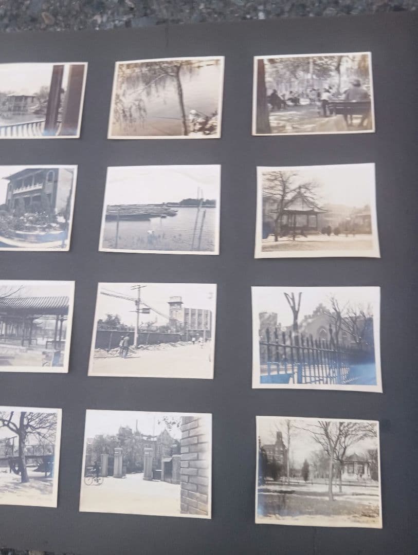 満州の古い写真　６７枚　貼り付け　アルバム　　風景　人物　建築　風俗　戦前