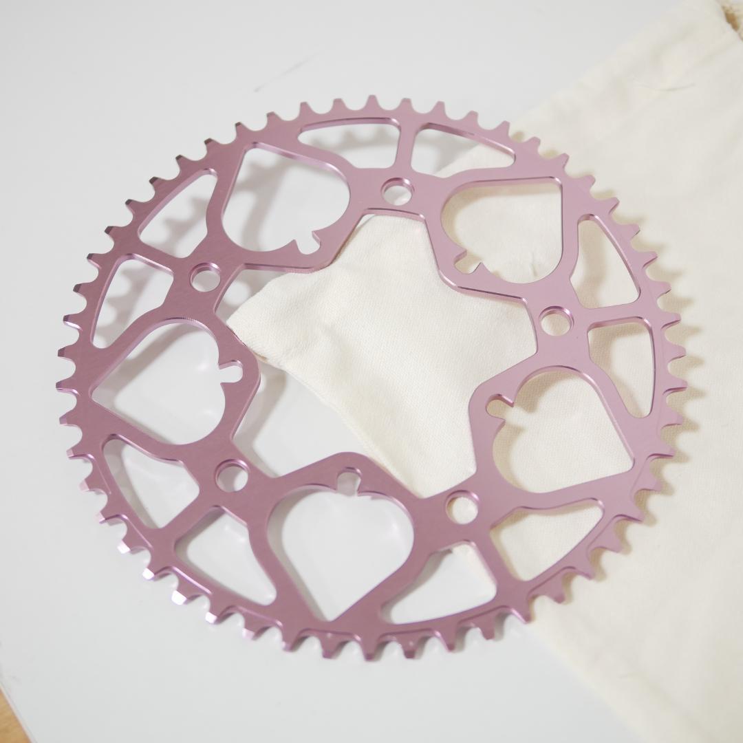 COSPAII チェーンリング　52t　ナローワイドタイプ　cncハートデザイン