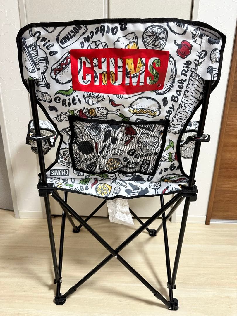 チャムス　CHUMS 折りたたみ椅子　チェア　アウトドア　ブービーBBQ