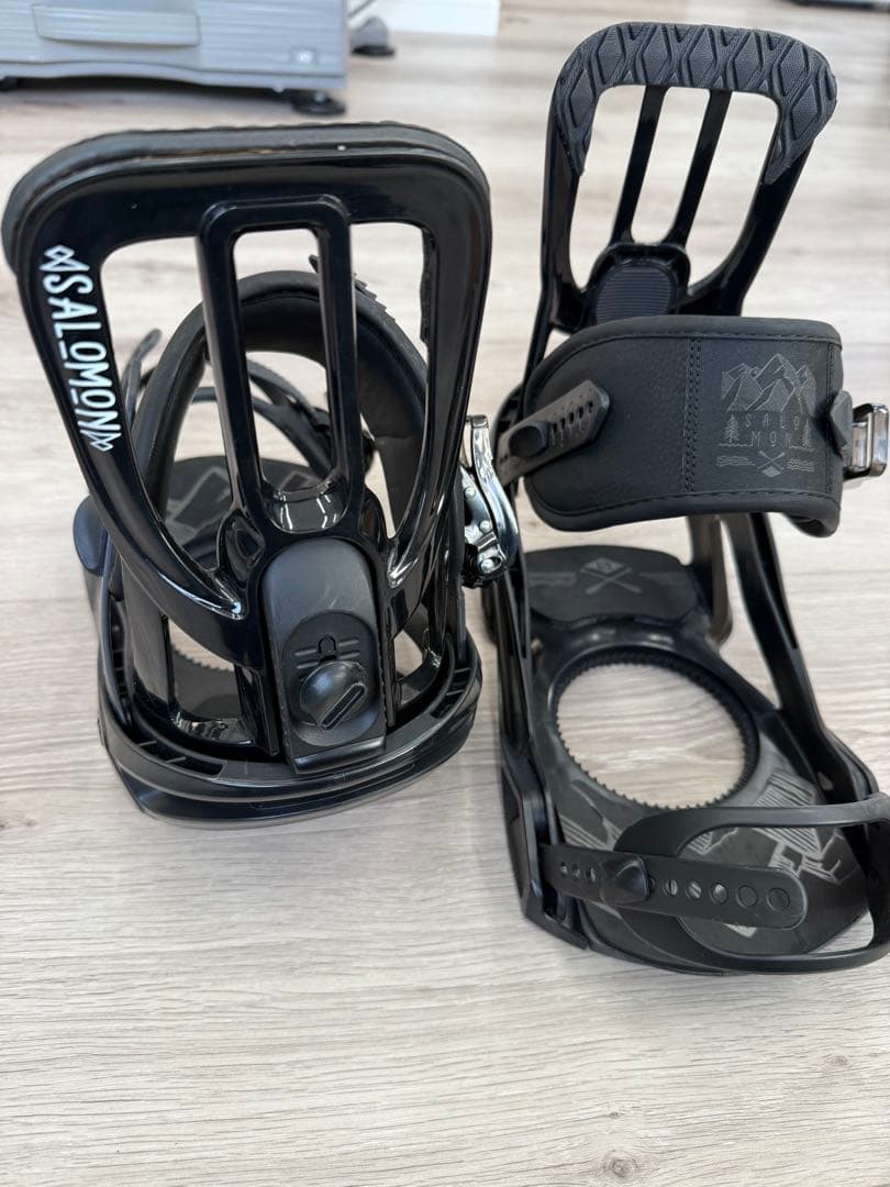サロモンLサイズ　ブラック スノーボードビンディング