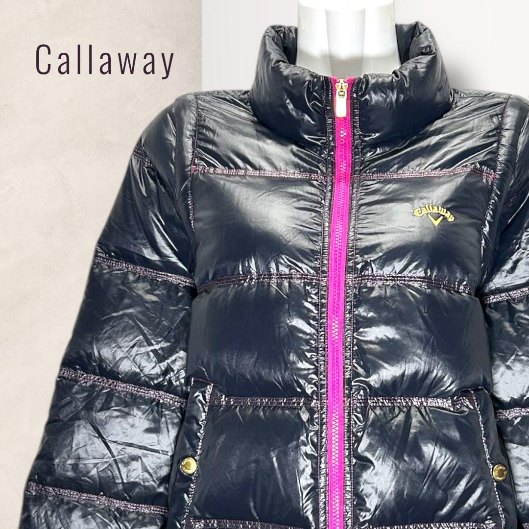 Callaway キャロウェイ 2WAY ダウンジャケット L 黒 ダウン90%