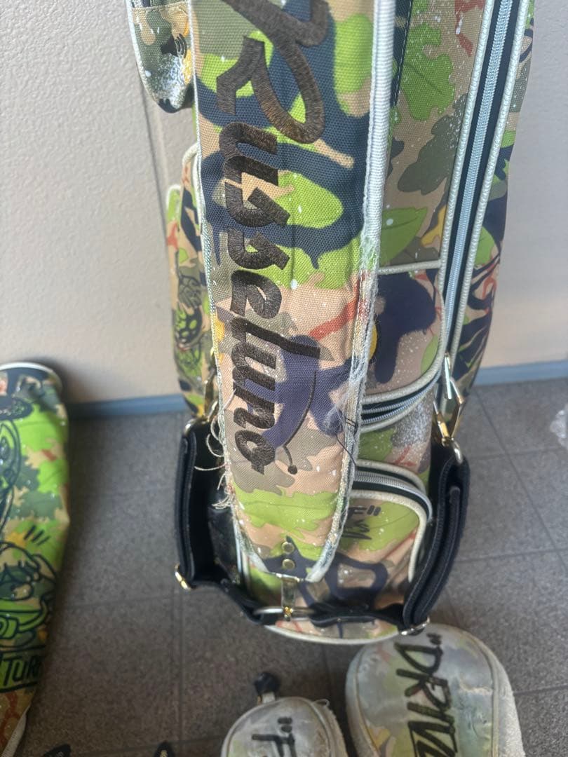 即完売モデル ラッセルノ キャディバッグ ヘッドカバー カートバッグ セット