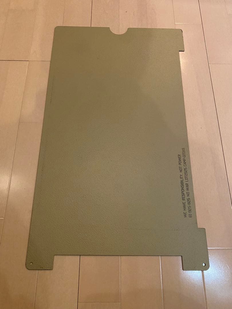 CAMP GEEKS フィールドラック天板&連結板セット フラットバーナー