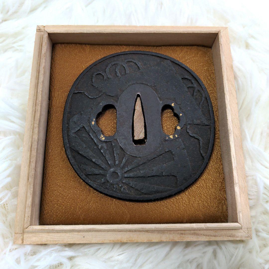 鍔・紅葉図・刀装具・刀剣小道具