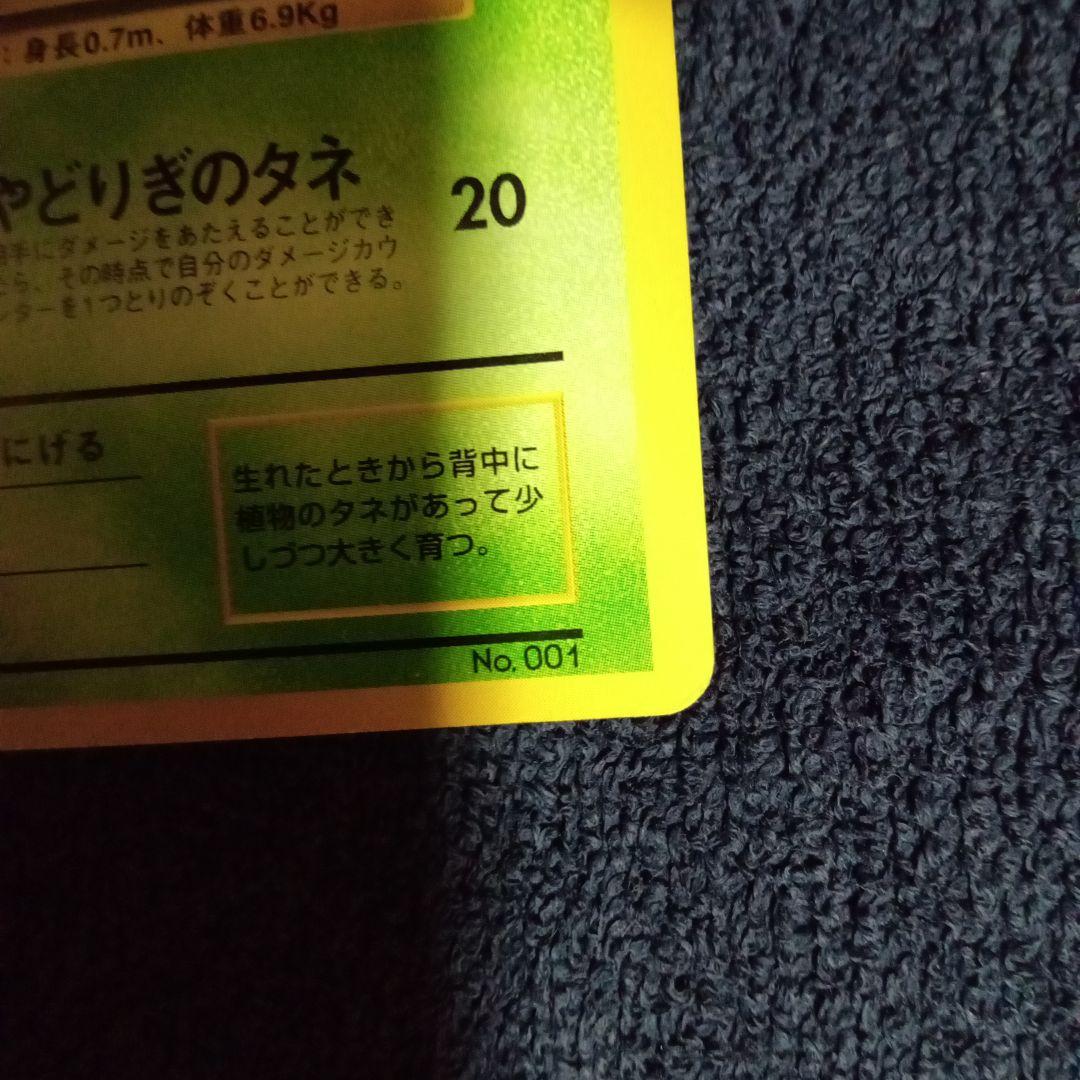 ポケモンカード旧裏マーク無し　フシギダネ