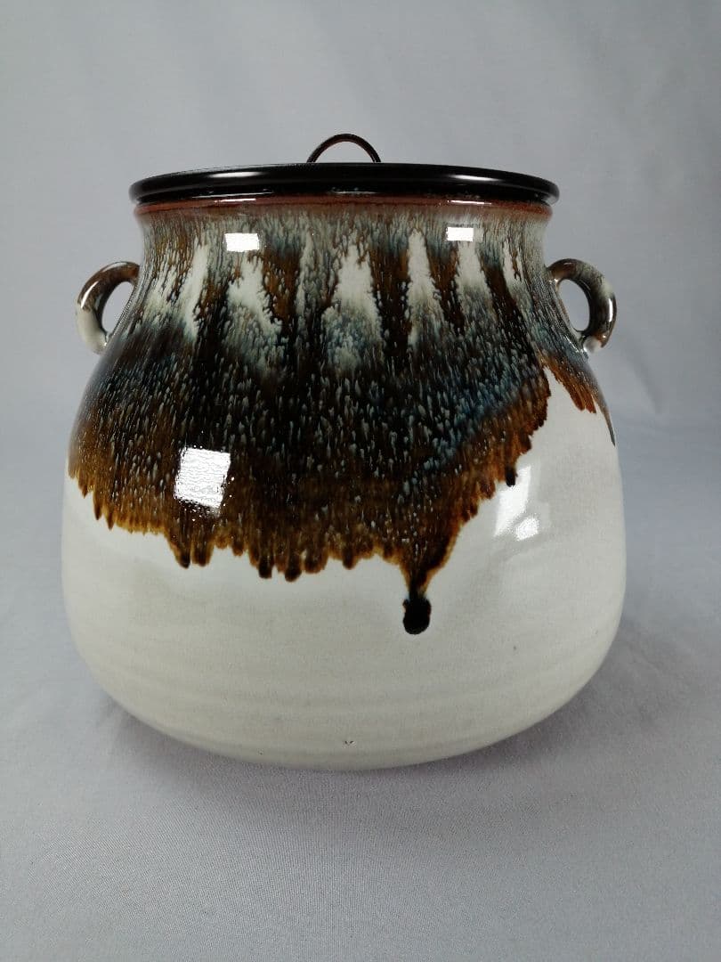 【茶事具】佐平造　朝鮮唐津水指　水指416