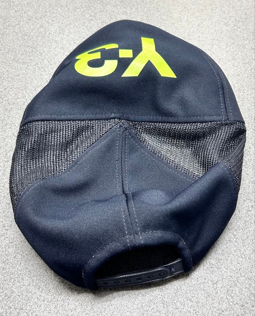 値下げ！Y-3 ワイスリー メッシュ ネオンイエローロゴ