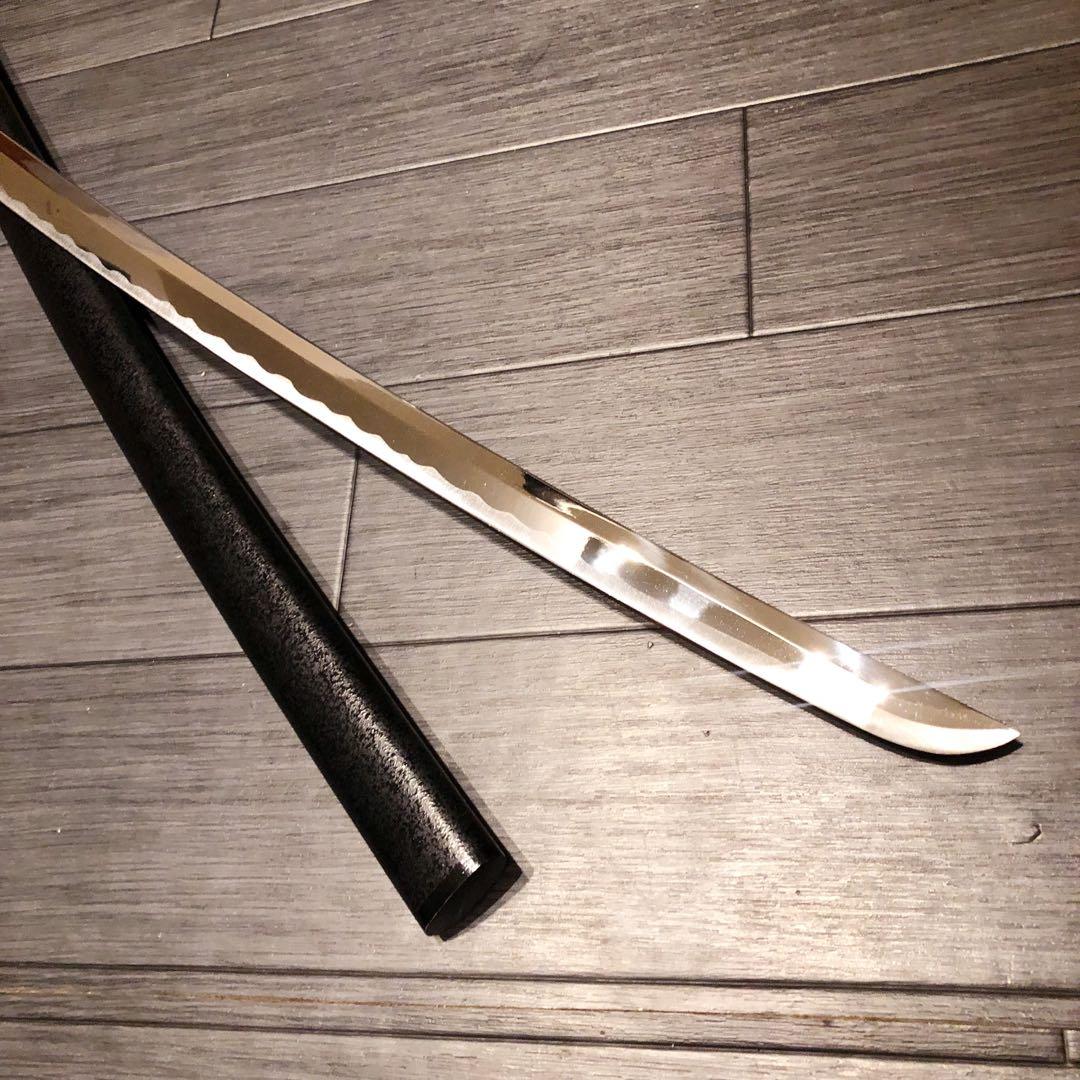 高級模造刀　土佐刀剣　太刀　本研波刃　合金　居合刀