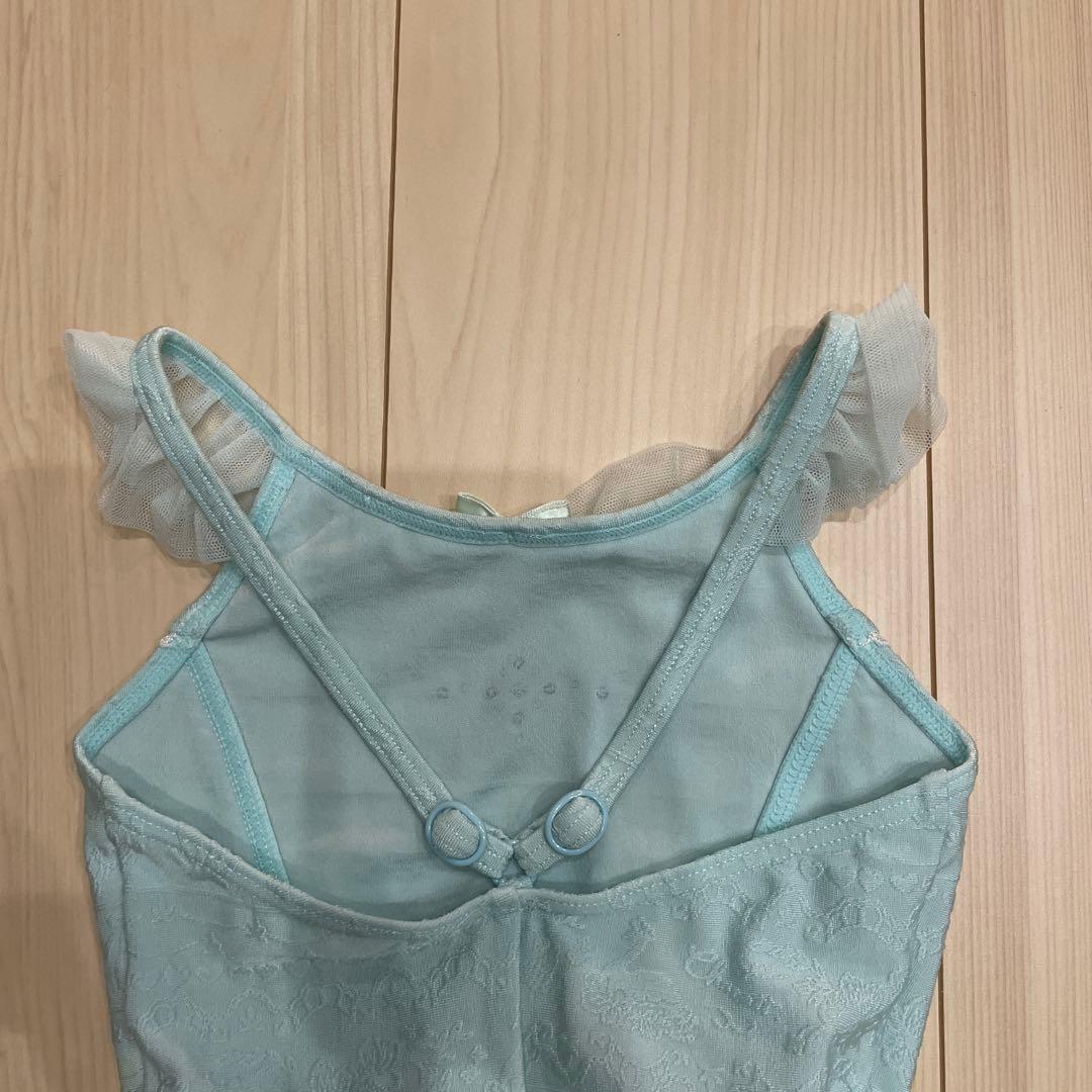 チャコット　スカート付きレオタード　ミントグリーン　120サイズ