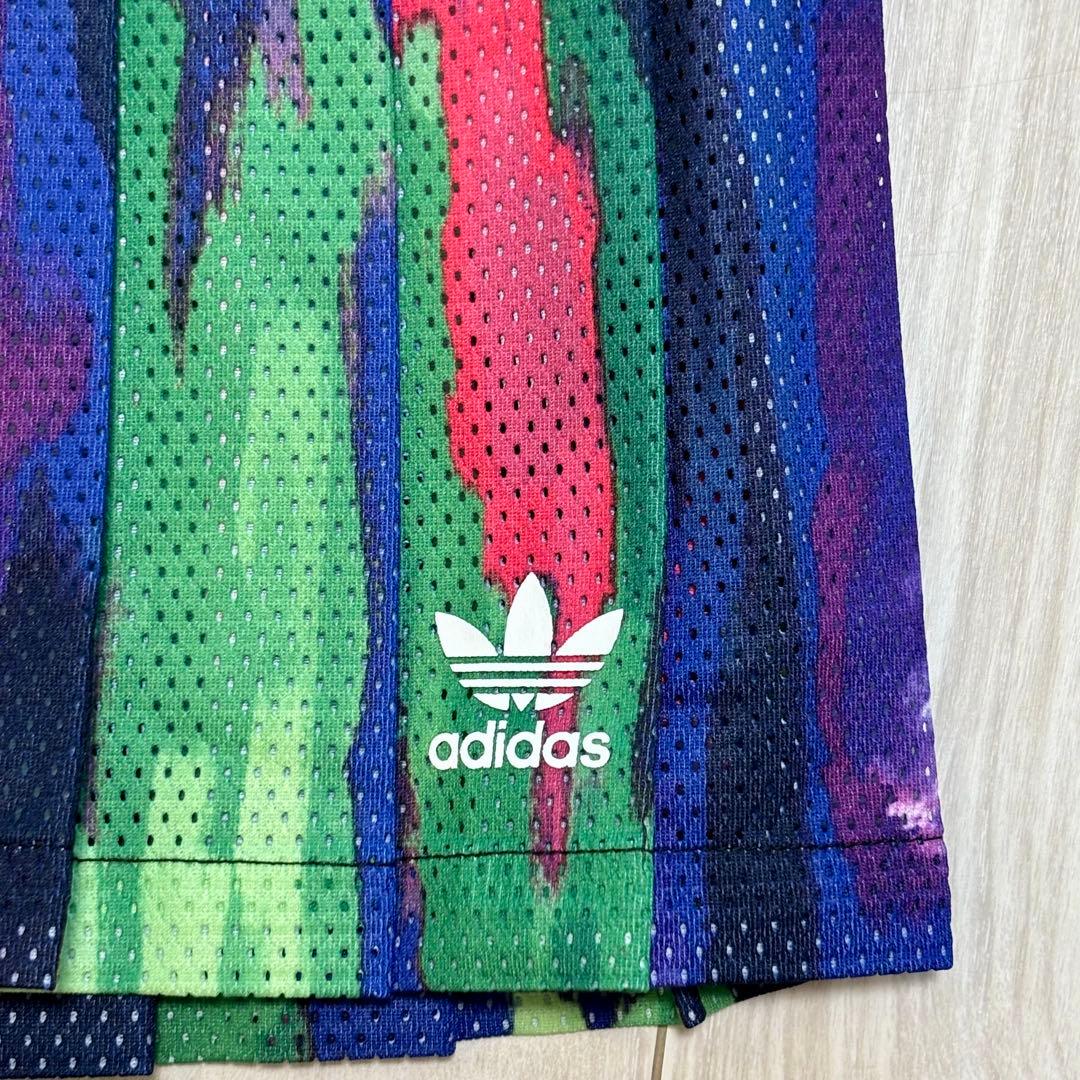 【新品未使用】adidas メッシュスカート マルチカラー