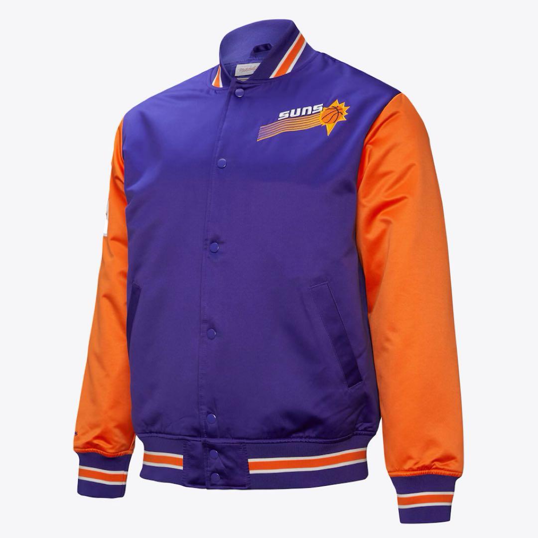 【⚠️お値下げ可】サンズ NBA サテン ジャケット ミッチェル & ネス製