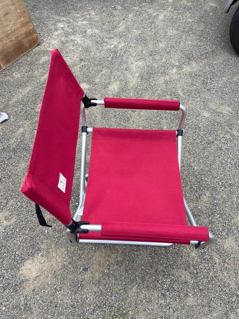 FD LOW + 2 折りたたみチェア 赤