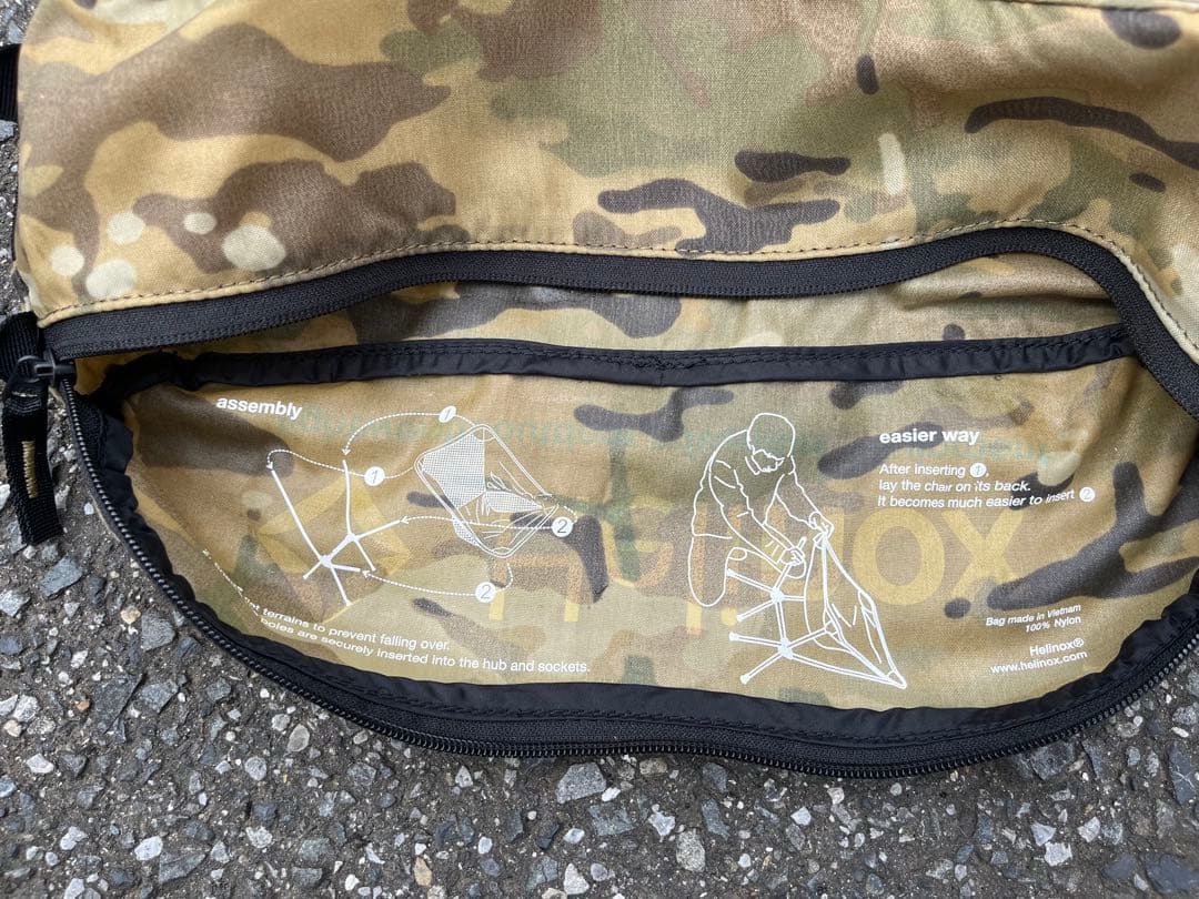 ヘリノックス迷彩　Helinox 迷彩チェアワン