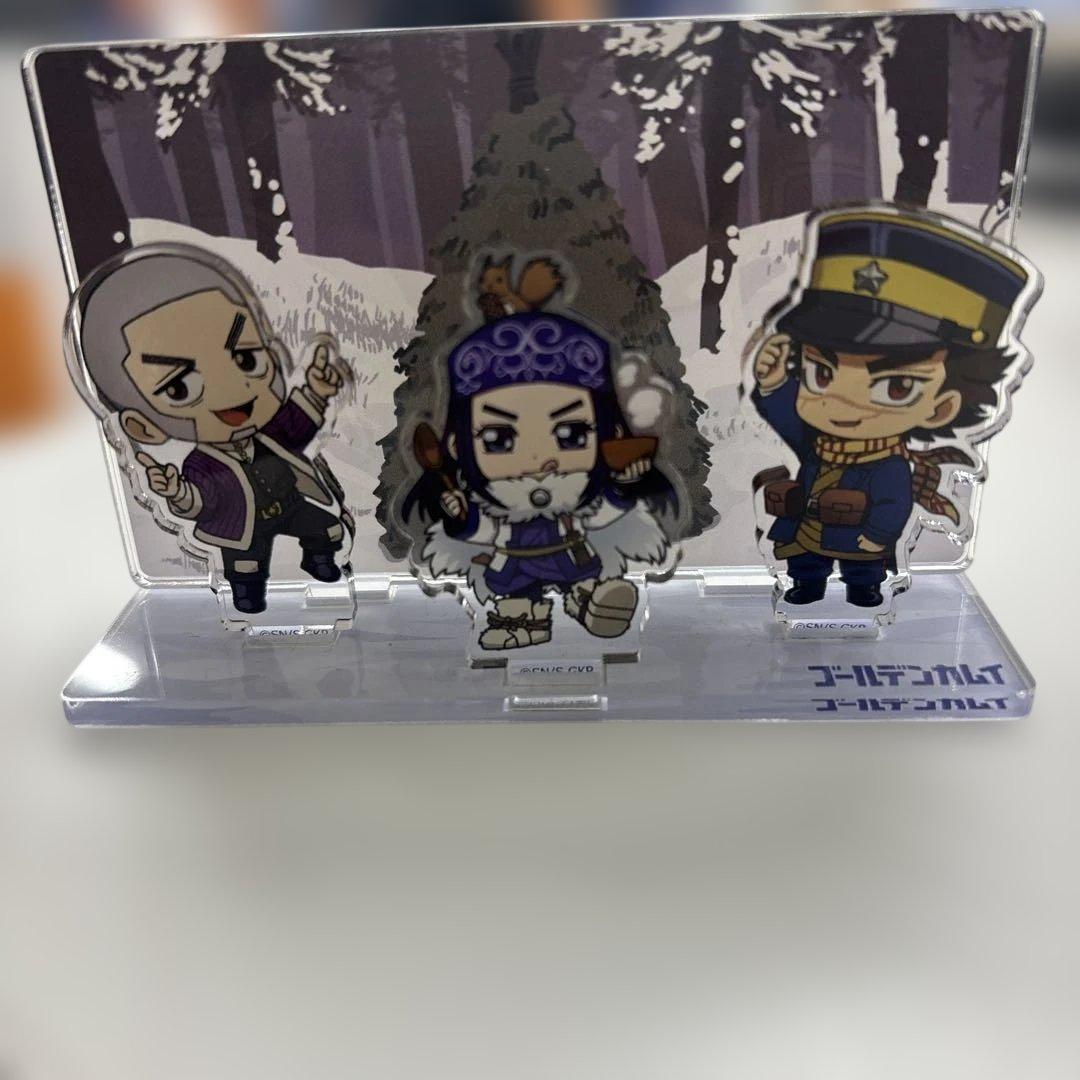 アクリルスタンド ゴールデンカムイ　アシㇼパ・杉本・白石