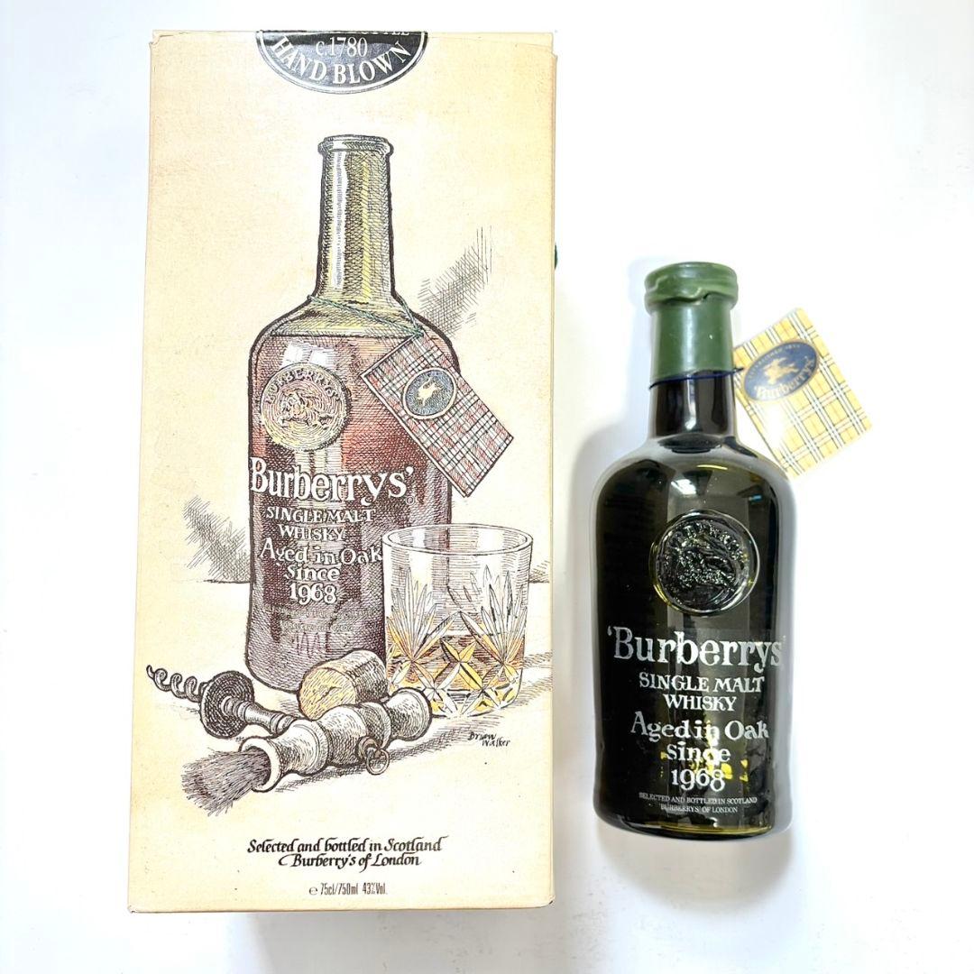 箱付属 未開栓 プレミアム Burberry's シングルモルトウイスキー