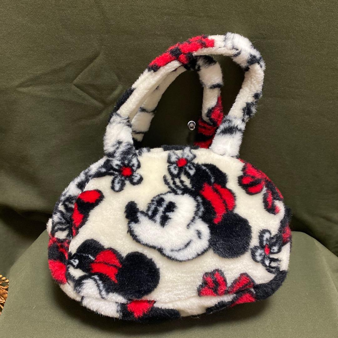 希少ディズニーリゾートミニーマウス ファーバッグ ディズニーランド