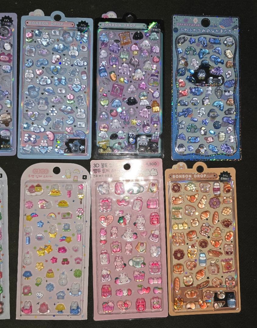 キャラクターシールセット 3Dエフェクト　纏め　17枚