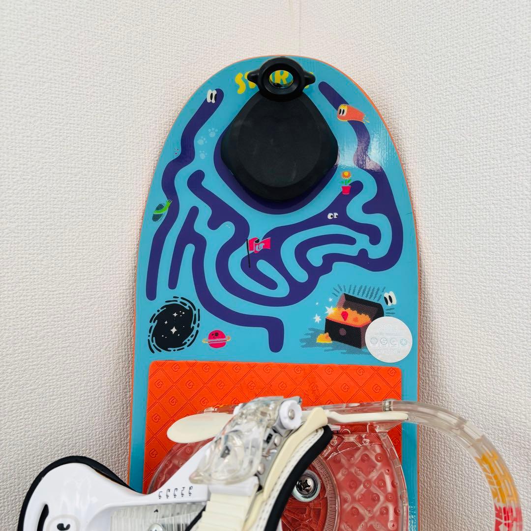 【ジュニア・キッズ】BURTON スノーボード3点セット 100cm K2 ボア