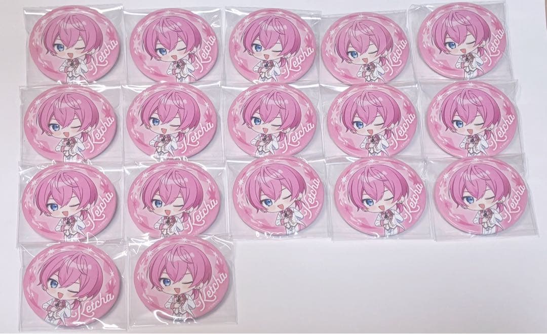 AMPTAK×COLORS 缶バッジ けちゃ