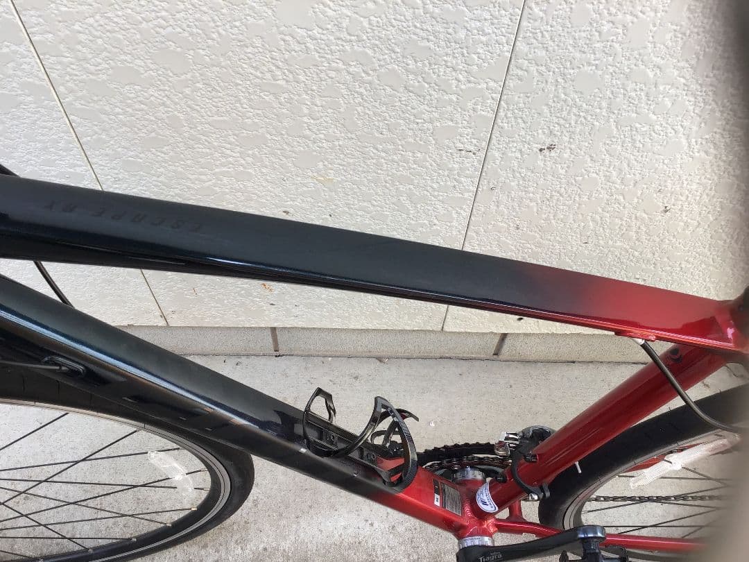 ジャイアント　escape　RX 赤　濃紺　グラデーション　空気入れ付き