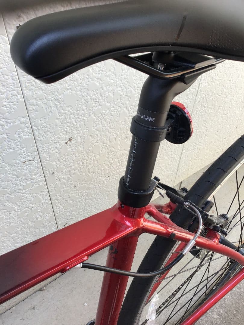 ジャイアント　escape　RX 赤　濃紺　グラデーション　空気入れ付き