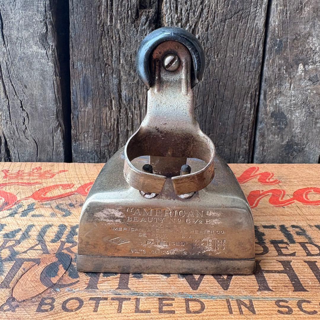 【1910s USA vintage】アイロン アンティーク インテリア