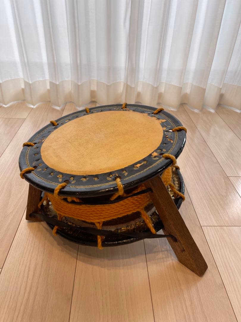 ＊にこ＊　【和楽器】　締太鼓　和太鼓　台座　バチ