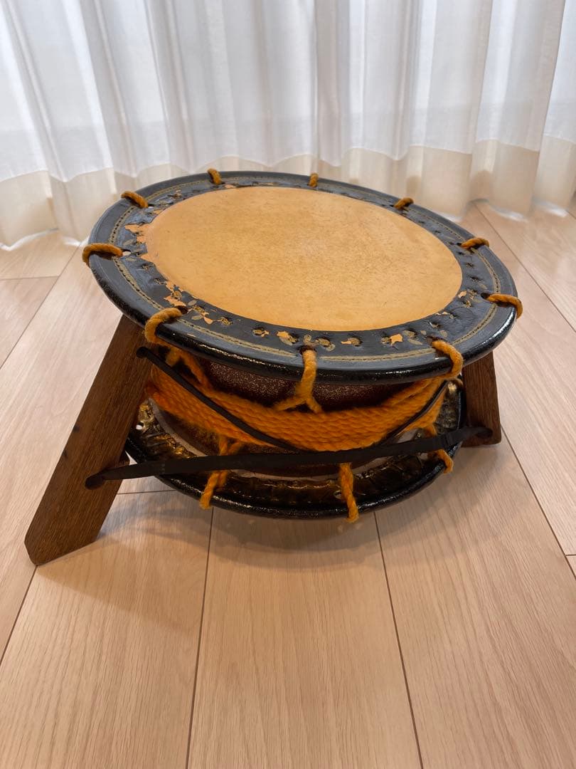 ＊にこ＊　【和楽器】　締太鼓　和太鼓　台座　バチ
