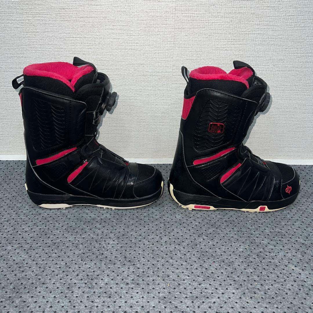 7-8回着用レディース23cm SALOMON PEARL BOAブーツ