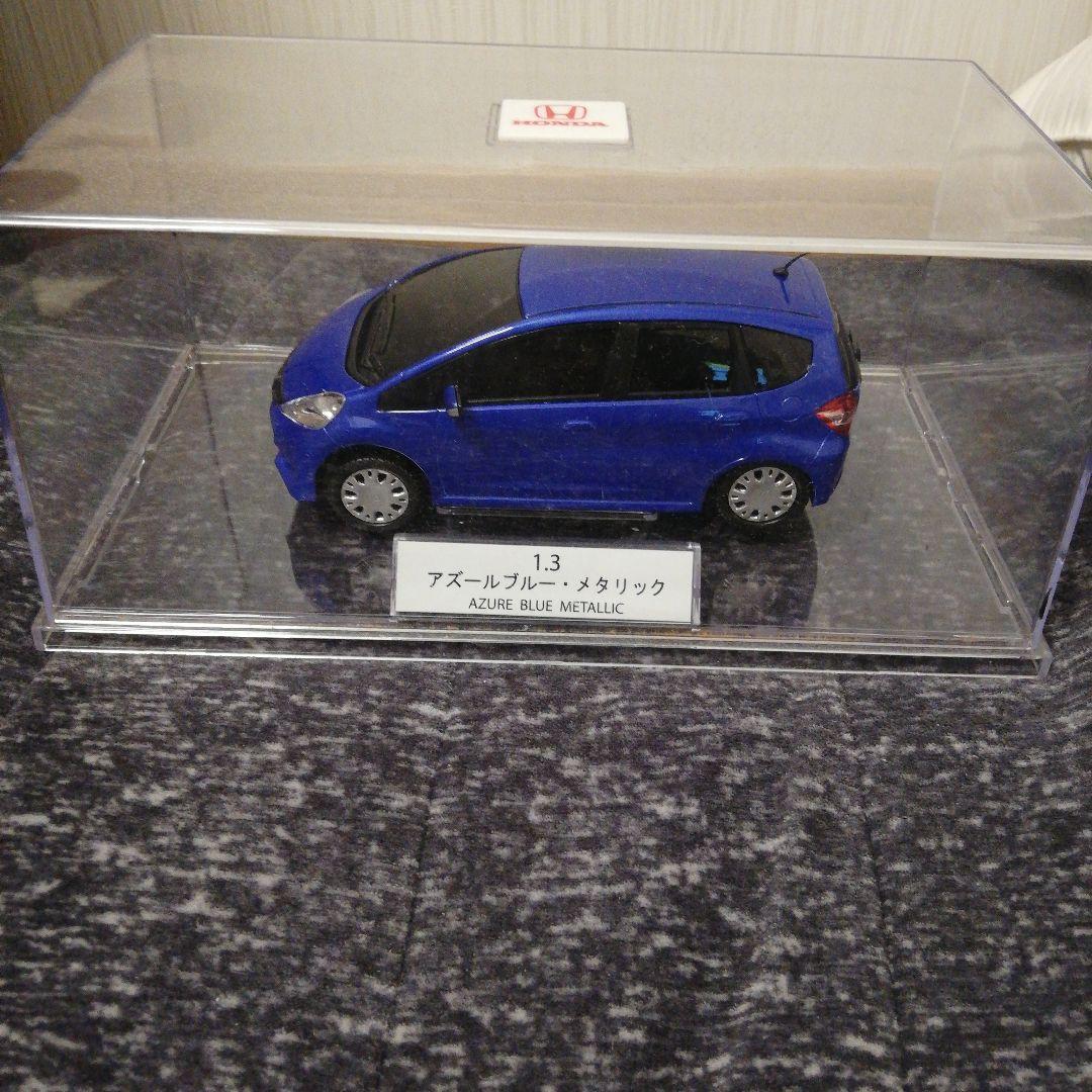 HONDA ホンダフィット　アズールブルーメタリック　モデルカー　　サンプル