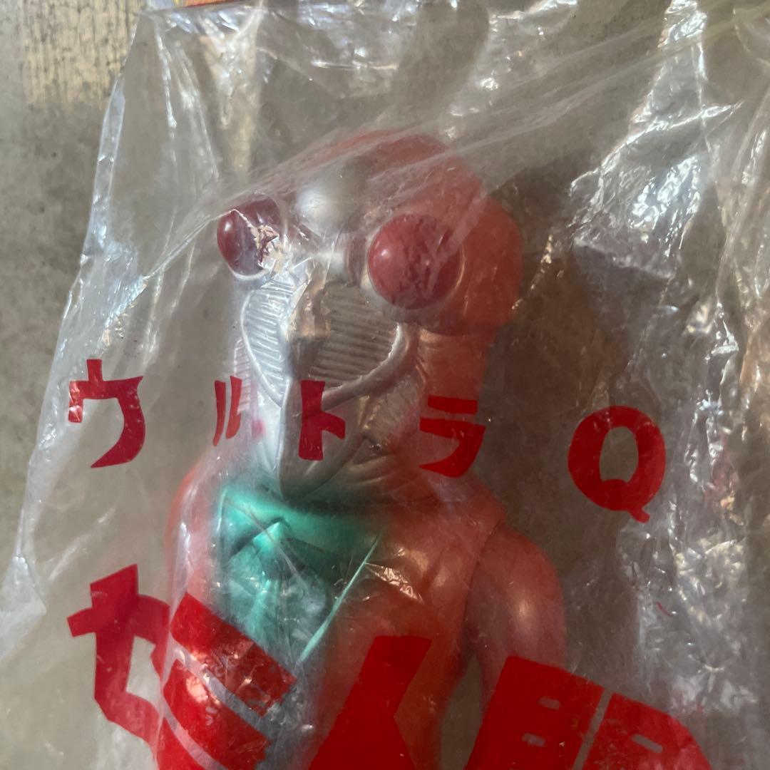 未使用未開封マルサンM1号ウルトラQ セミ人間 ソフビ　レトロ　昭和