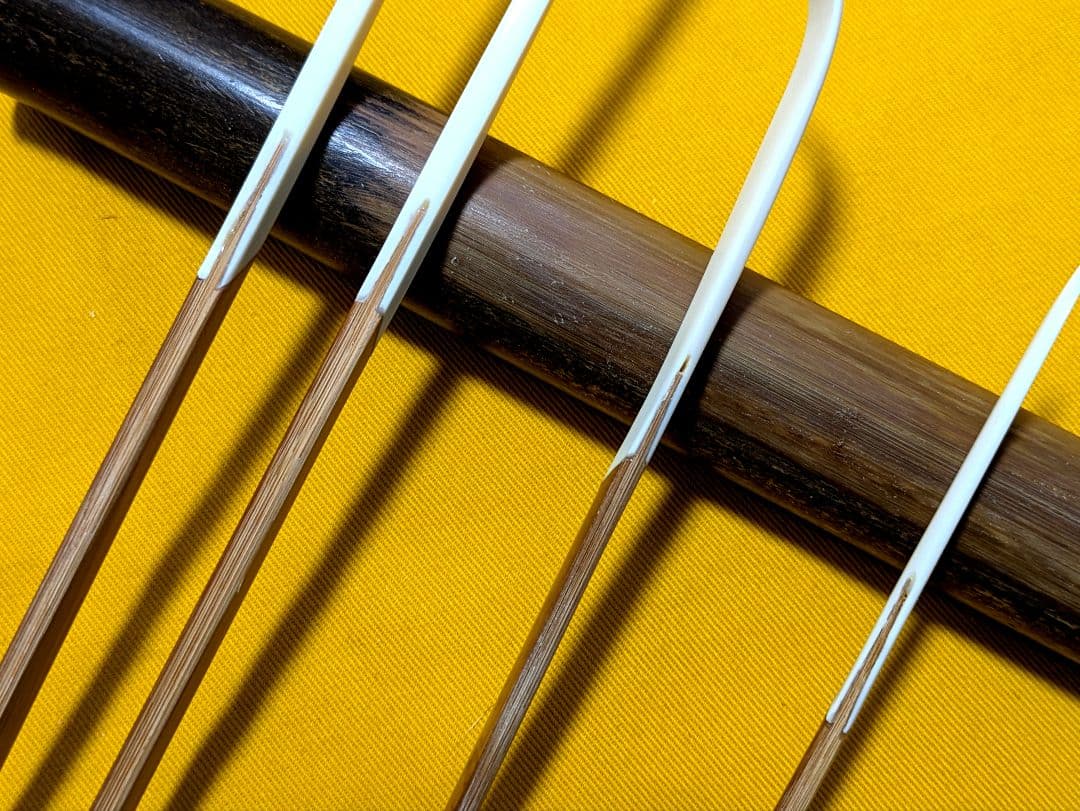 【閉店売り尽し】本煤竹挟継茶杓・菓子箸・菓子切3点セット