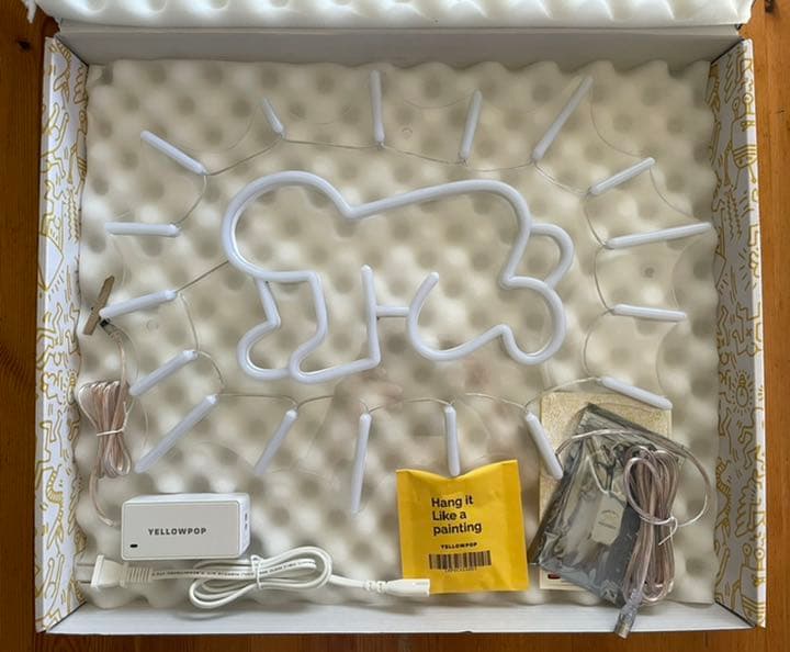 キース・ヘリング／ネオン・サイン「RADIENT BABY」