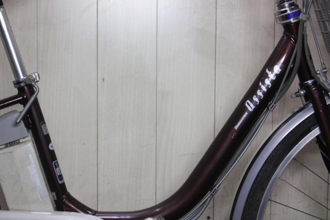 ブリヂストンA22アシスト 大容量リチウムイオン8.1AH 26インチ 3段 茶