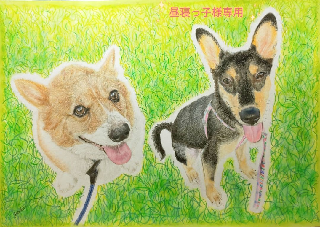 専用　色鉛筆画　原画　オーダーページです