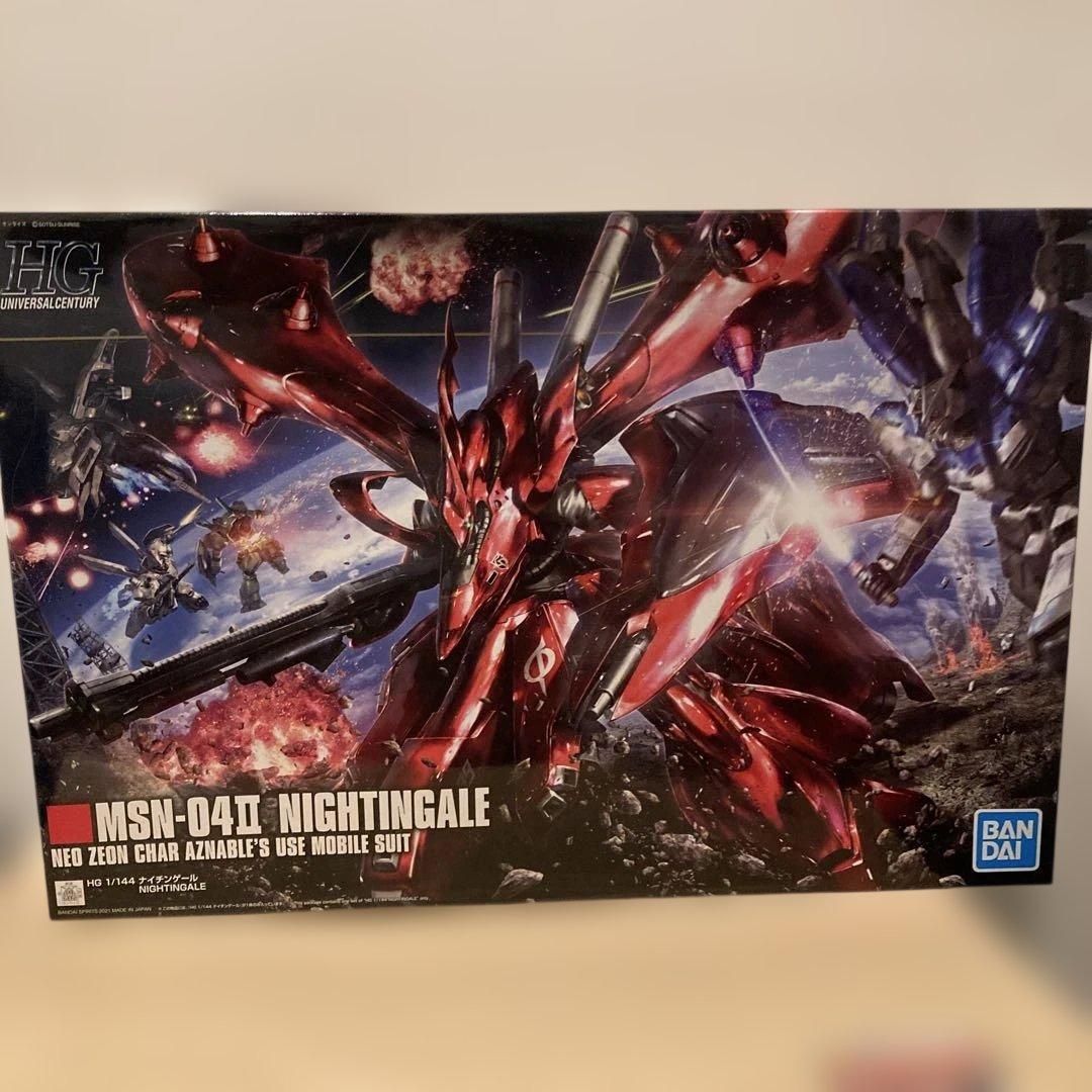 ガンプラ HGナイチンゲール 未組立品 箱にダメージあり。
