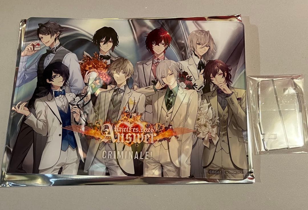 リジェフェス　Rejet SUPER SEAT特典　A5アクリルパネル