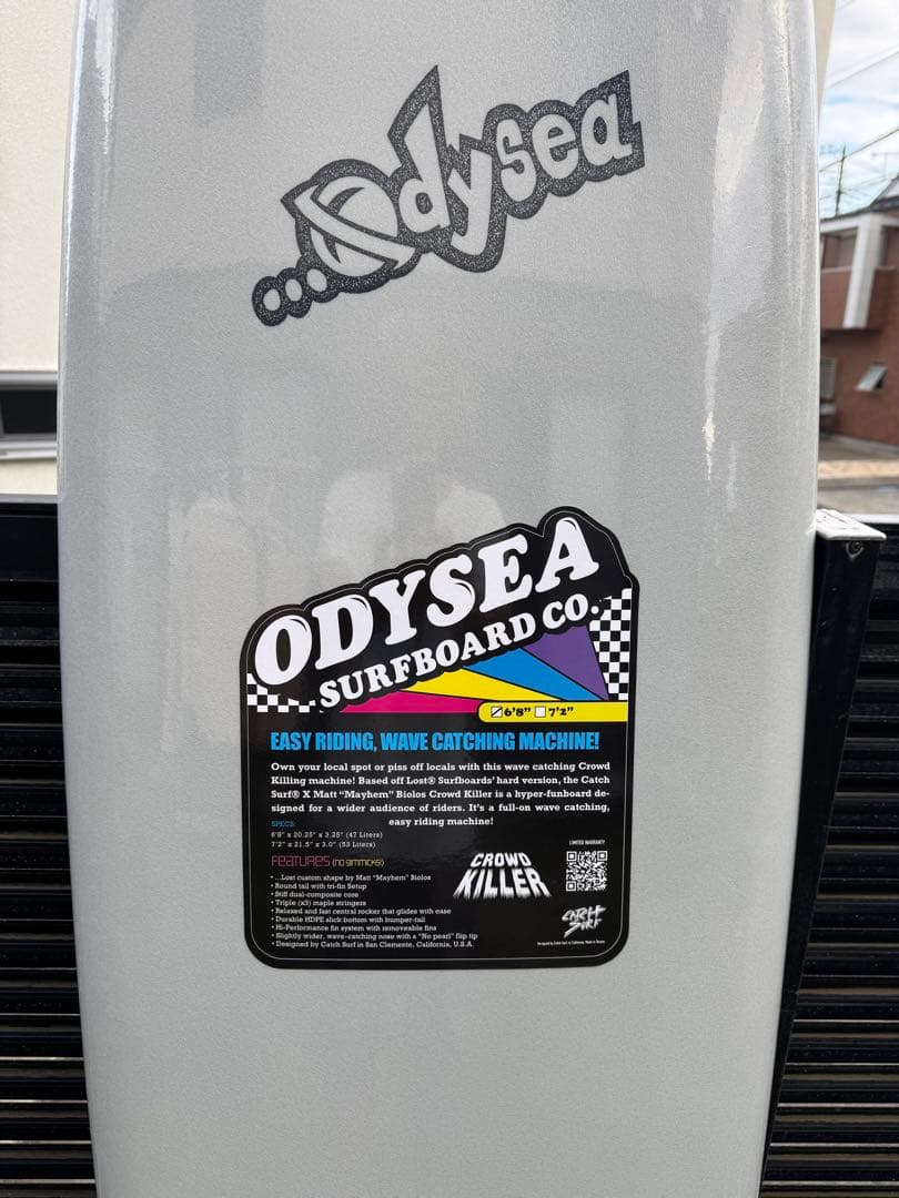 大人気！特価！41％OFF！オディシー × ロスト『クラウドキラー 6'8\"』