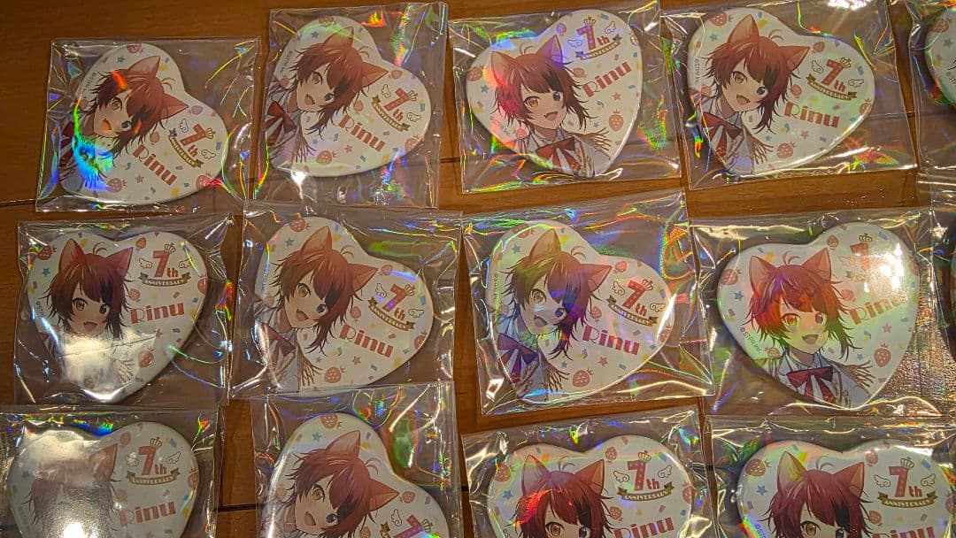 すとぷり 莉犬くん ７周年缶バッジ 大量４４枚!!!