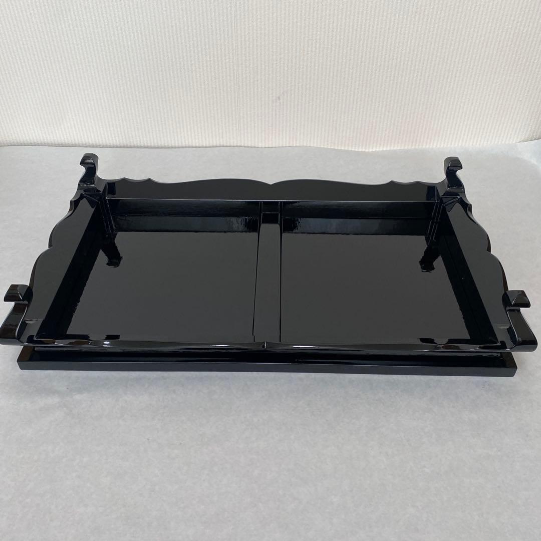 木製貝模様台　未使用