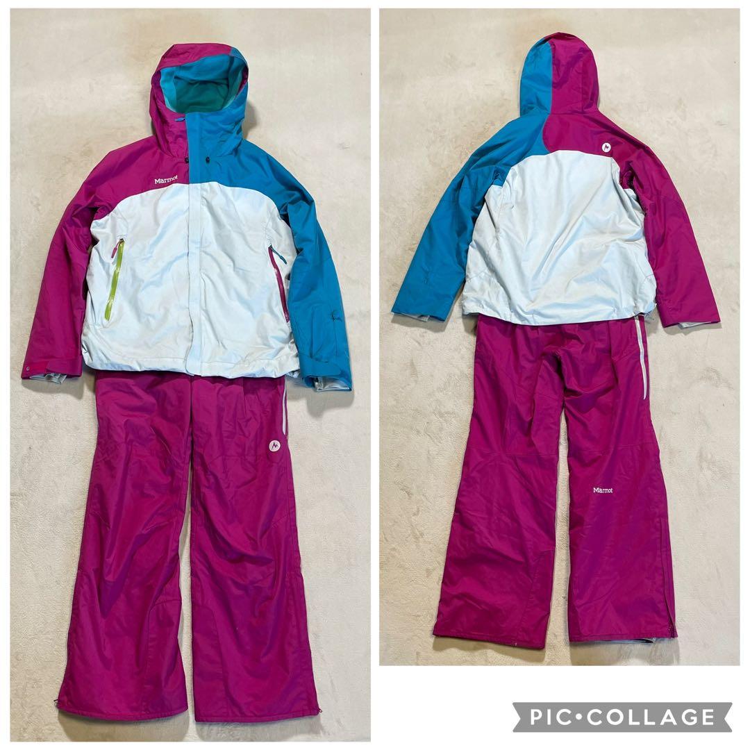 マーモット　HEAT NAVI 防寒　撥水　 スキーウェア　セットアップ　L