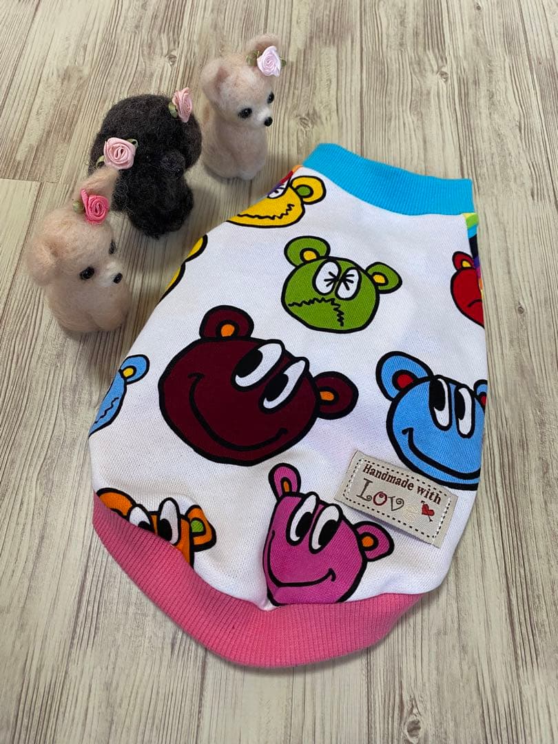 犬服  ラグラン(Ｓ)   ꒡̈⃝Lily꒡̈⃝ハンドメイド