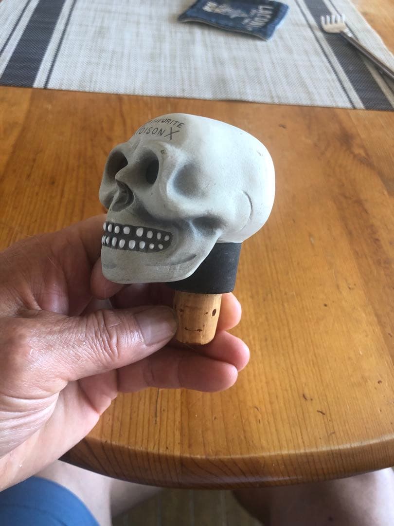 ビンテージ50s スカル　髑髏　骸骨　ホラー　ミッドセンチュリー デビル レトロ