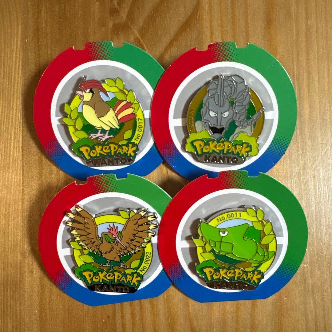 【美品】ポケパークカントー限定 ピンバッジ ピンズ 7個セット