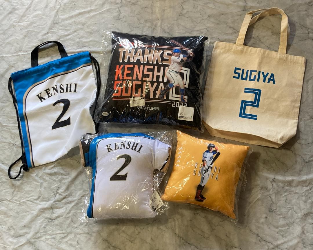 北海道日本ハムファイターズ 杉谷拳士 グッズ5点セット