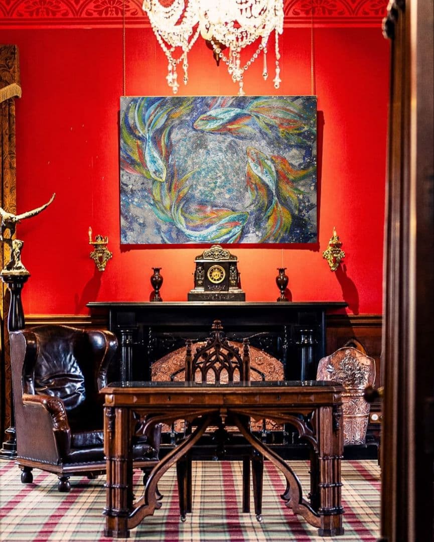 油絵 油彩 油彩画 絵画 【回転】