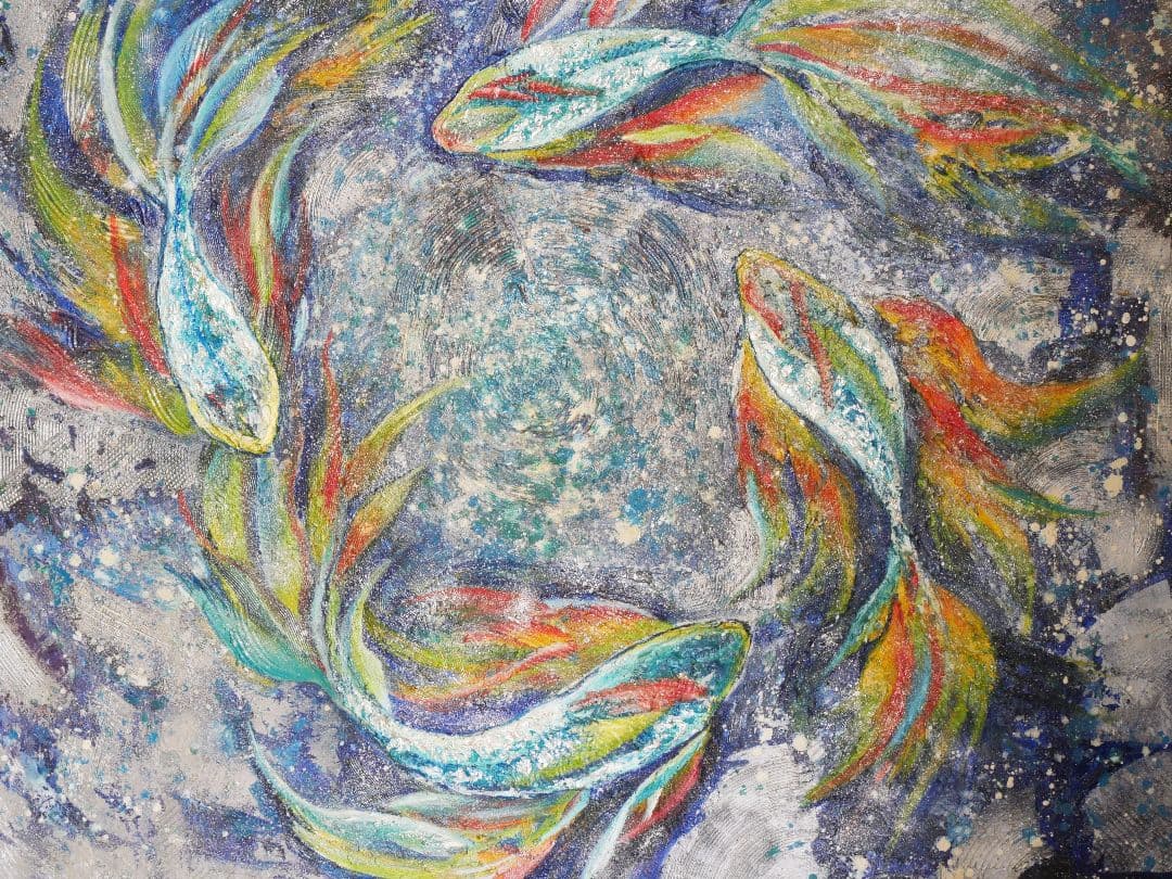 油絵 油彩 油彩画 絵画 【回転】